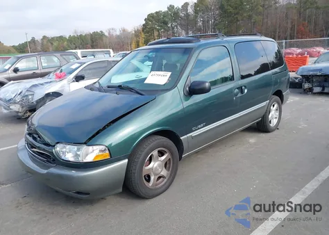 1999 Nissan Quest Gle/Gxe/Se из США, поврежденный, VIN 4N2XN11T5XD832884